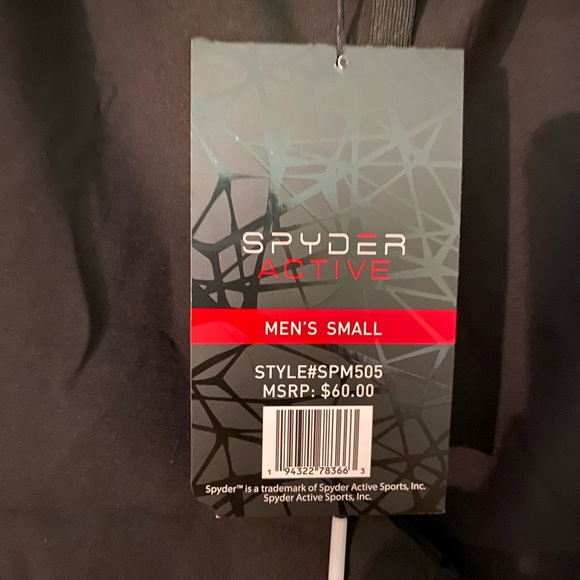 SPYDER Men’s Small Black/Gray Shorts NWT - Picture 2 of 3